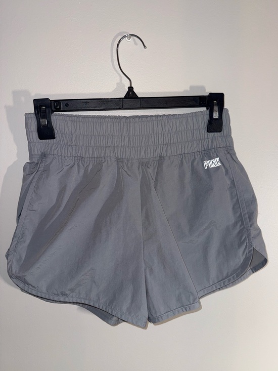 PINK Victoria's Secret Pants - PINK Victoria Secret Grey Women's Athletic Shorts with Elastic Waist